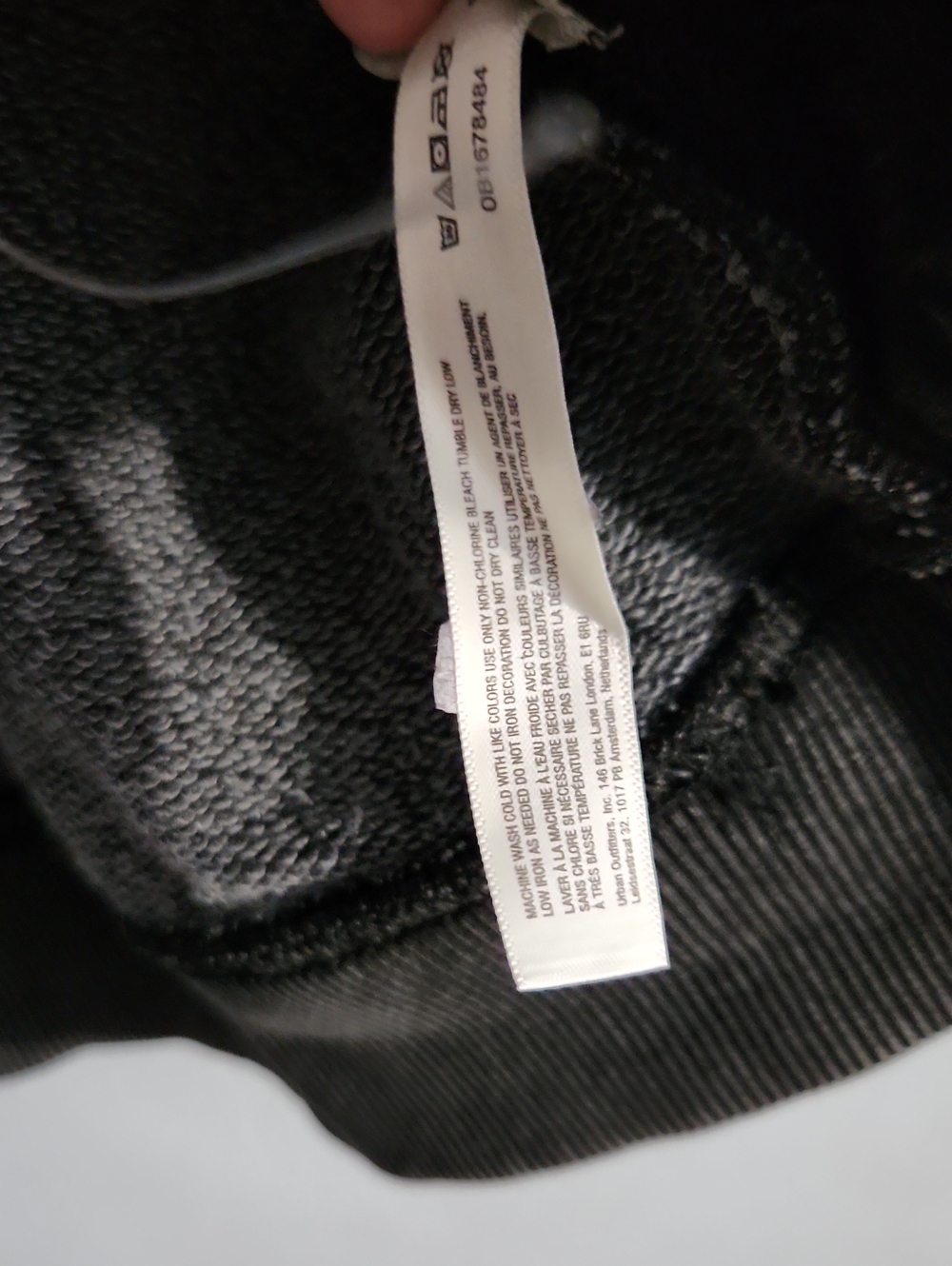 Free People Playbook Tunic Sweatshirt Black  Small NWoT - Picture 4 of 5